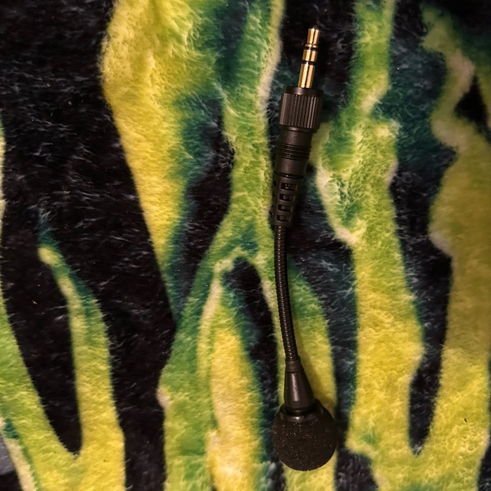 Black Flexible Microphone with 3.5mm Jack